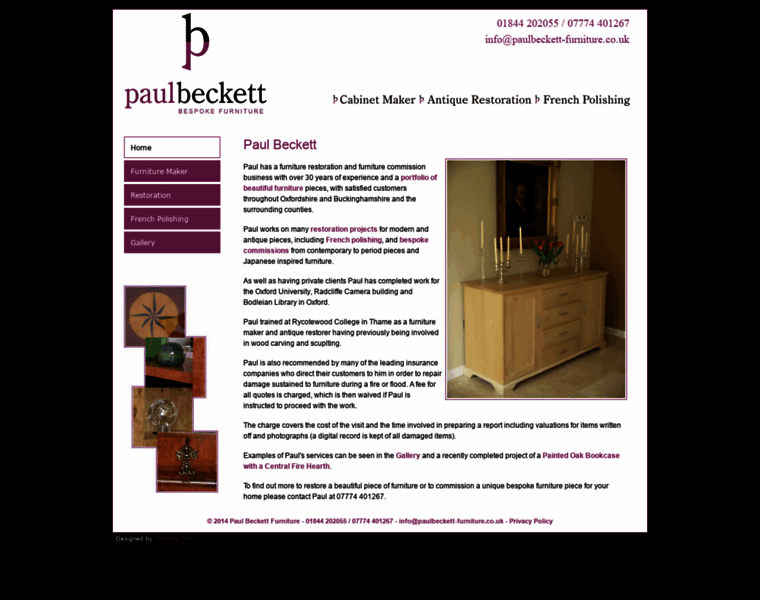 Paulbeckett-furniture.co.uk thumbnail