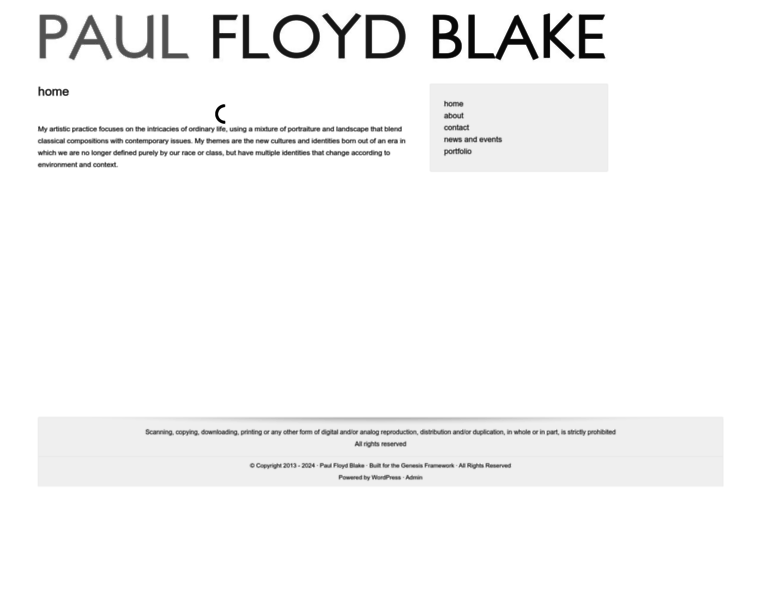 Paulfloydblake.co.uk thumbnail