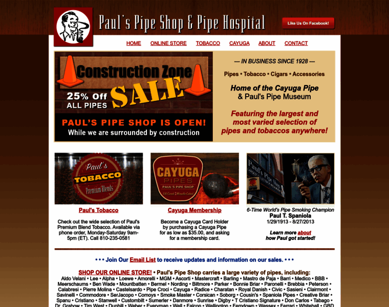 Paulspipeshop.com thumbnail Paulspipeshop.com thumbnail