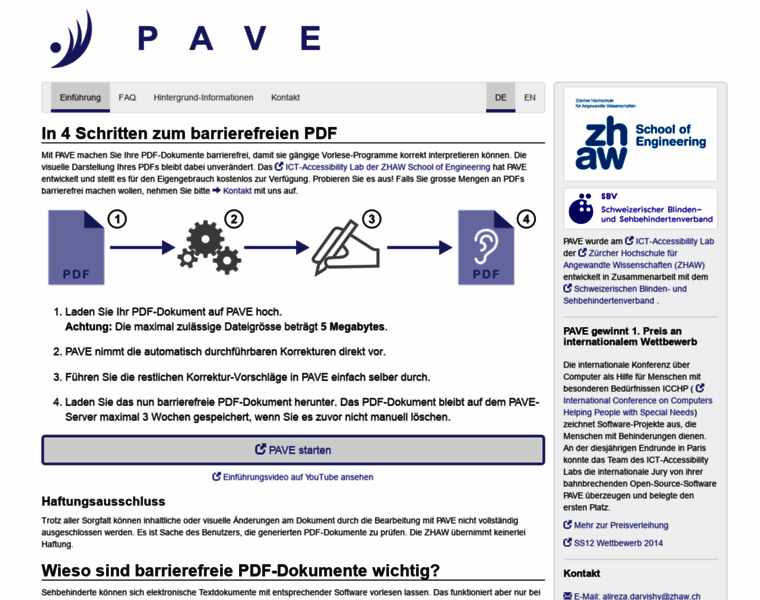 Pave-pdf.org thumbnail