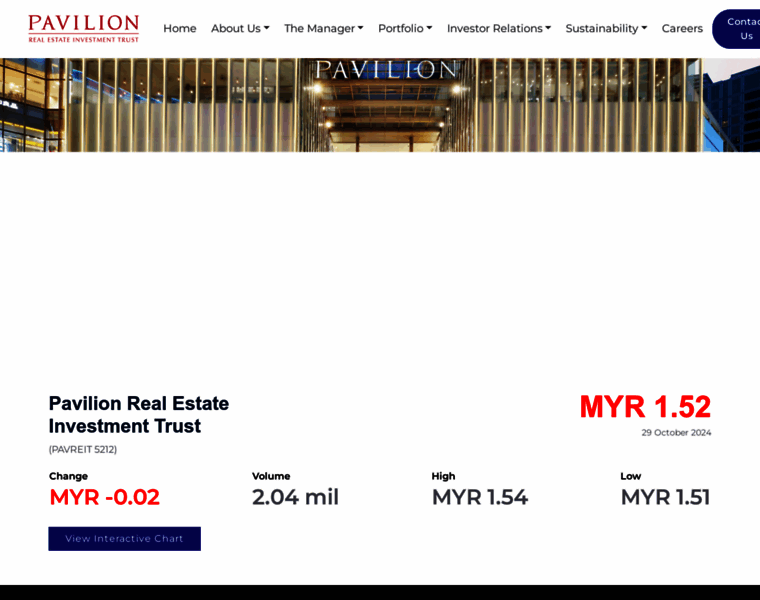 Pavilion-reit.com thumbnail