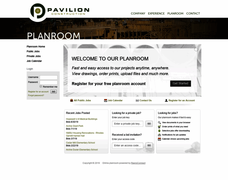Pavilionplanroom.com thumbnail