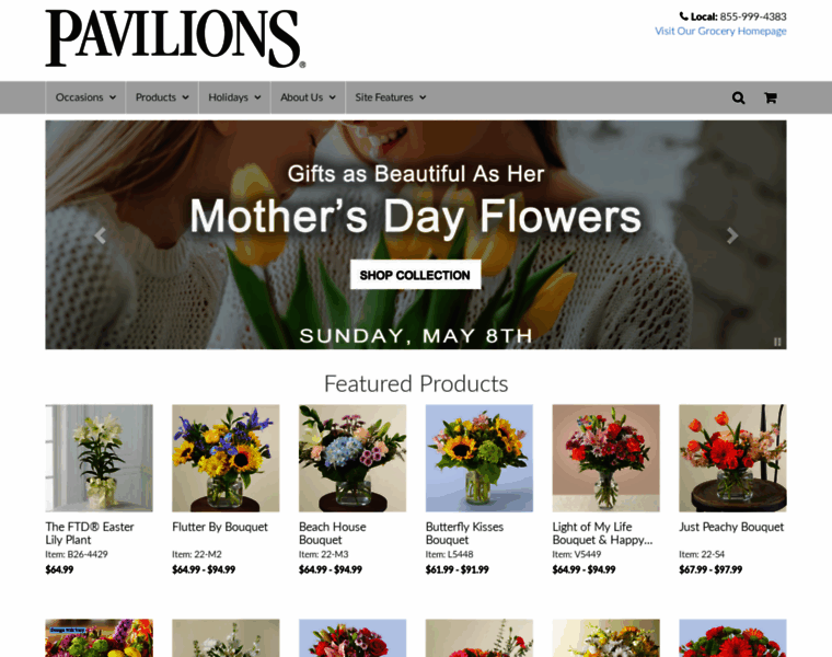 Pavilionsflowers.com thumbnail