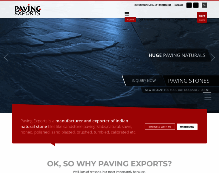 Pavingexports.com thumbnail