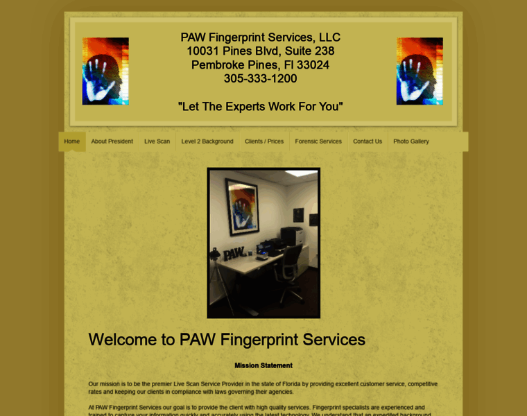 Paw-fingerprint.com thumbnail