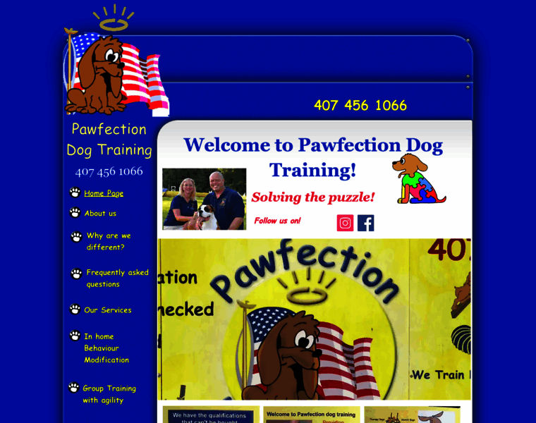 Pawfectiondogtraining.com thumbnail