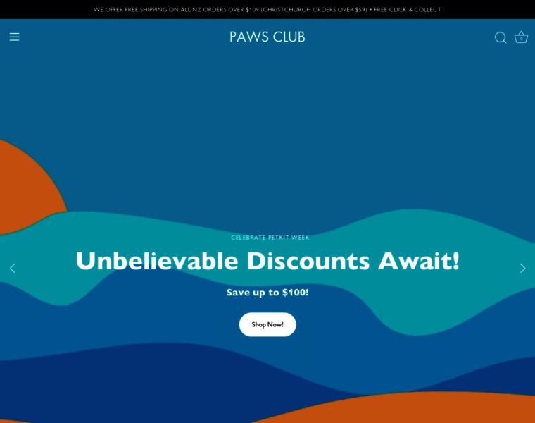 Pawsclub.co.nz thumbnail