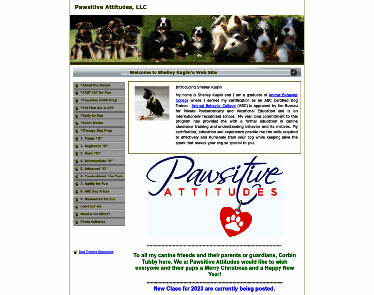 Pawsitiveattitudes.thedogtrainer.org thumbnail