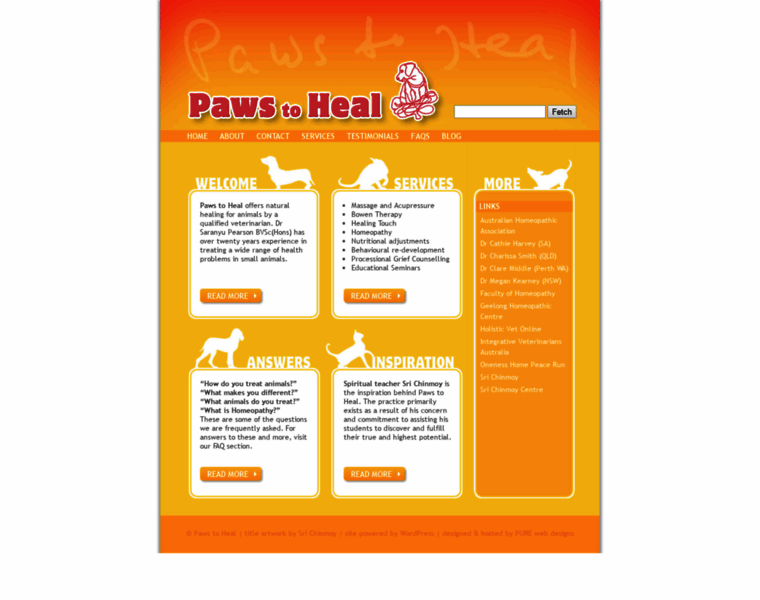 Pawstoheal.com.au thumbnail