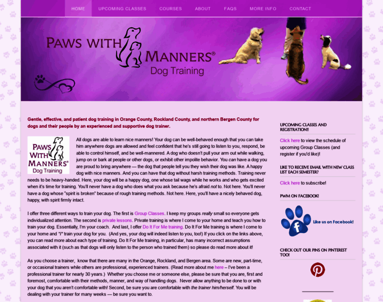 Pawswithmanners.com thumbnail