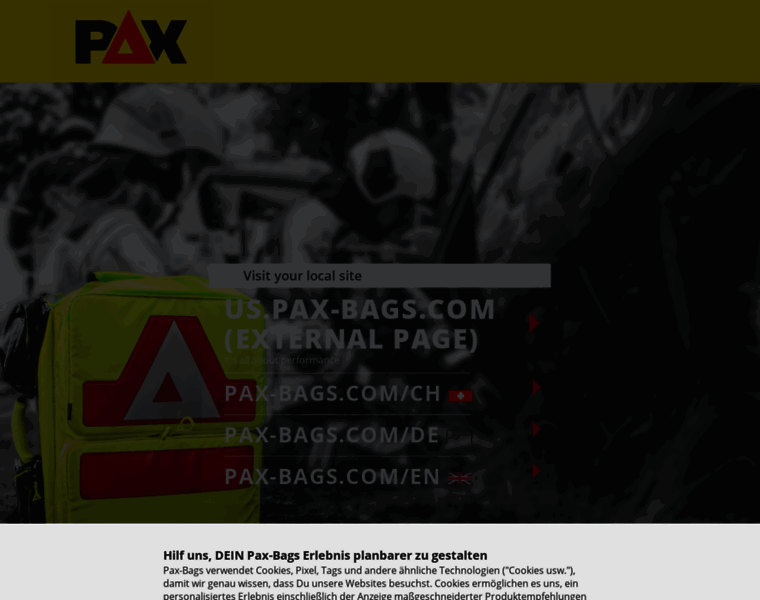 Pax-bags.de thumbnail