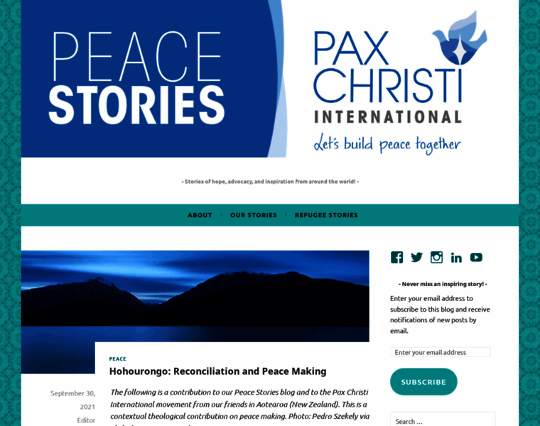 Paxchristipeacestories.com thumbnail