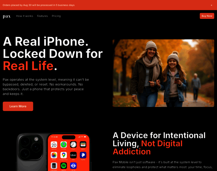 Paxmobile.com thumbnail