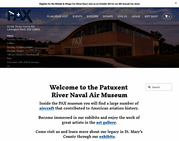 Paxmuseum.com thumbnail