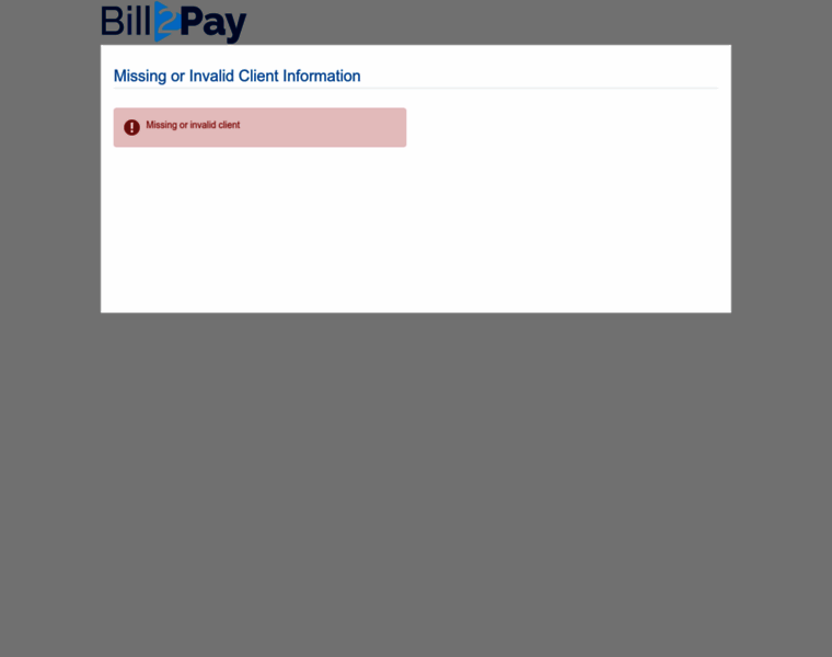 Pay.bill2pay.com thumbnail