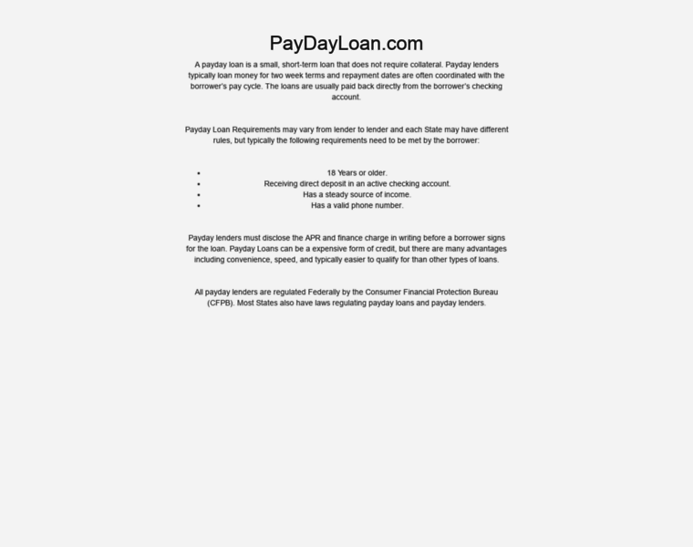 Paydayloan.com thumbnail