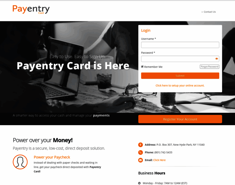 Payentrycard.com thumbnail
