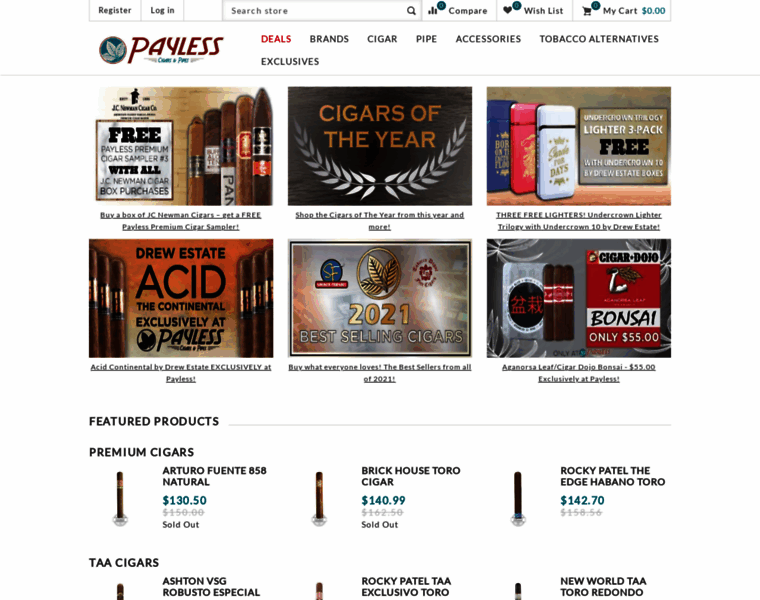 Payless-cigars.com thumbnail