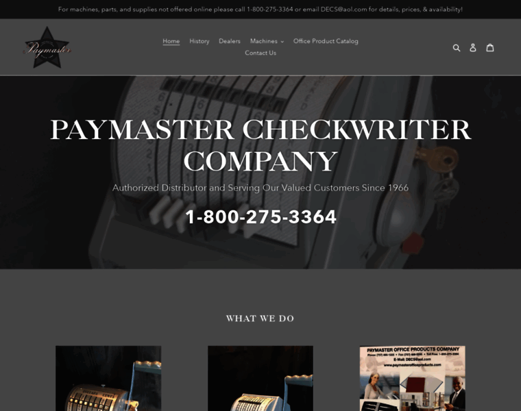Paymastercheckwriter.com thumbnail
