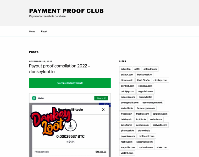 Paymentproof.club thumbnail