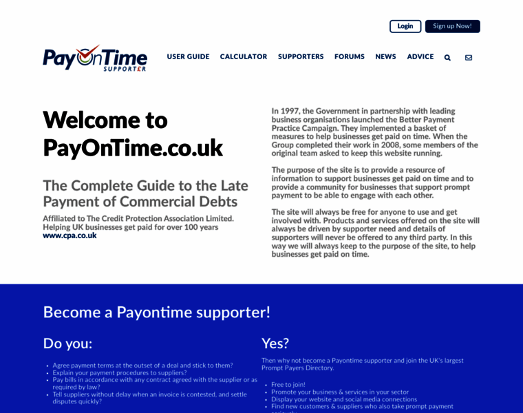 Payontime.co.uk thumbnail