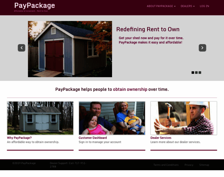 Paypackage.net thumbnail