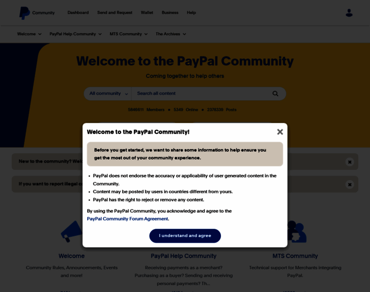 Paypal-community.com thumbnail