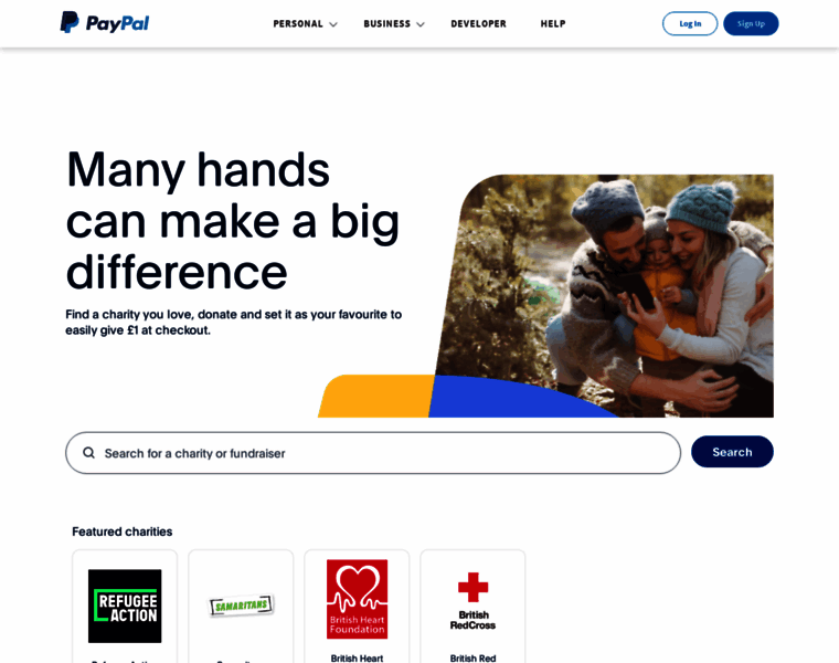 Paypal-donations.co.uk thumbnail