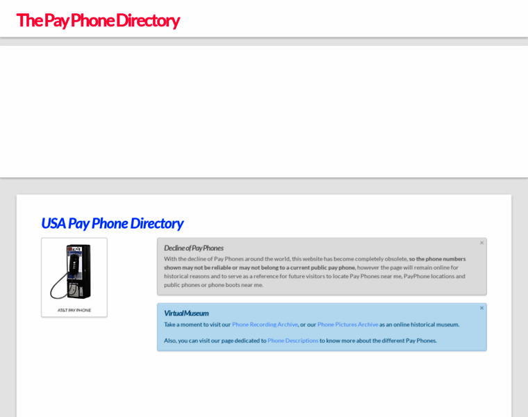 Payphone-directory.org thumbnail