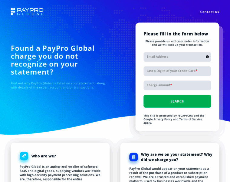 Paypro-charge.com thumbnail