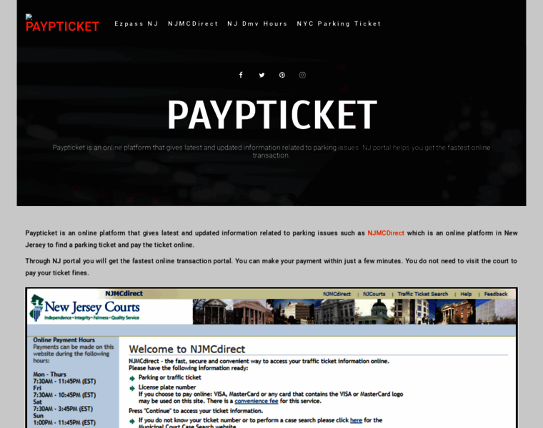 Paypticket.com thumbnail