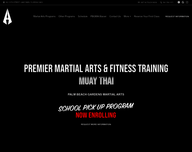 Pbgmartialarts.com thumbnail