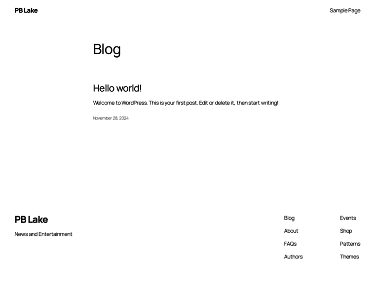 Pblake.com thumbnail