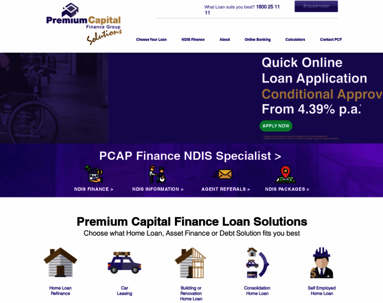 Pcapfinance.com.au thumbnail