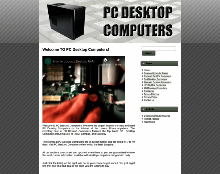 Pcdesktopcomputers.net thumbnail