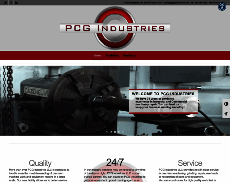 Pcgindustries.com thumbnail