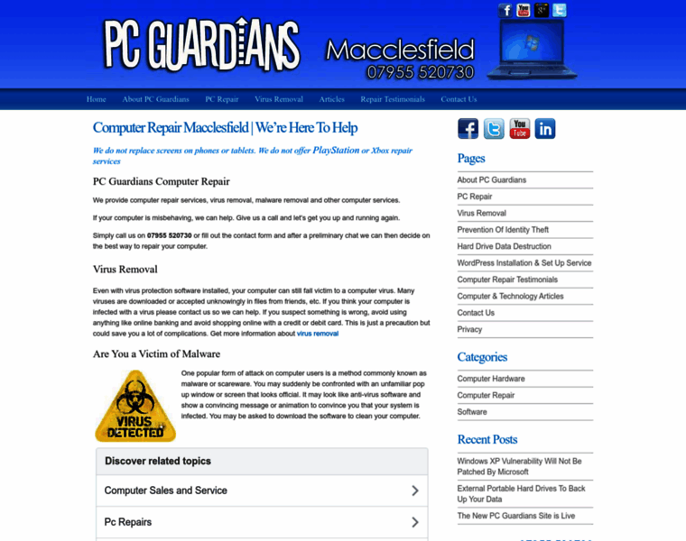 Pcguardians.co.uk thumbnail