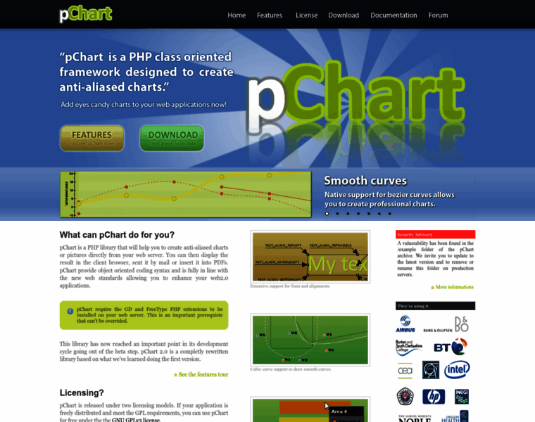 Pchart.net thumbnail