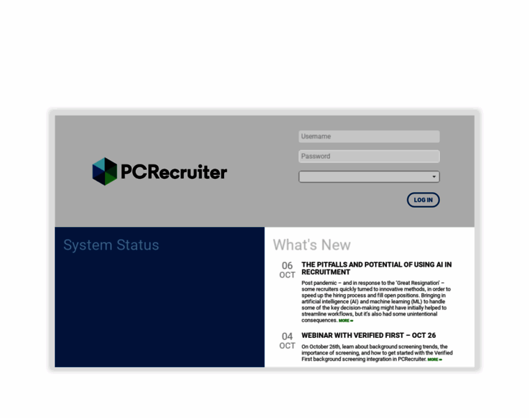 Pcrecruiter.cfstaffing.com thumbnail