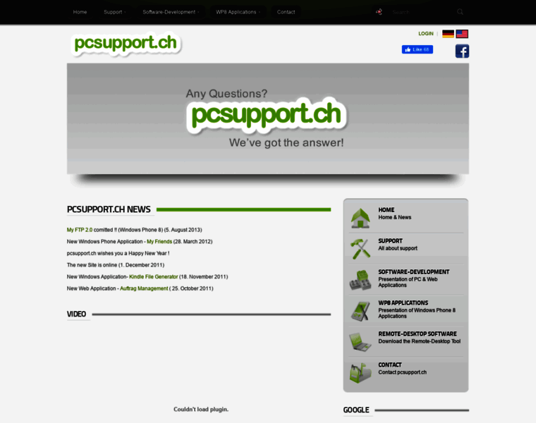 Pcsupport.ch thumbnail