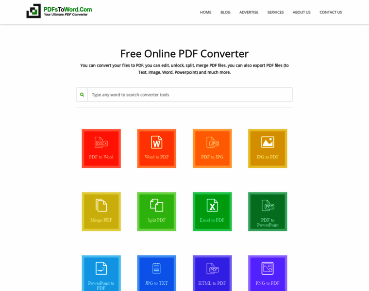 Pdfstoword.com thumbnail