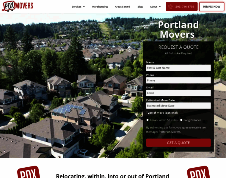 Pdxmovers.com thumbnail