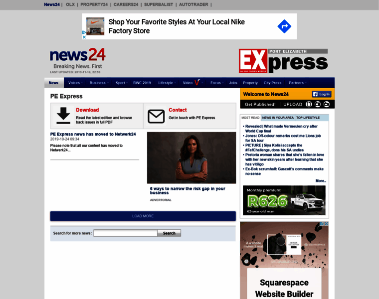 Pe-express.co.za thumbnail