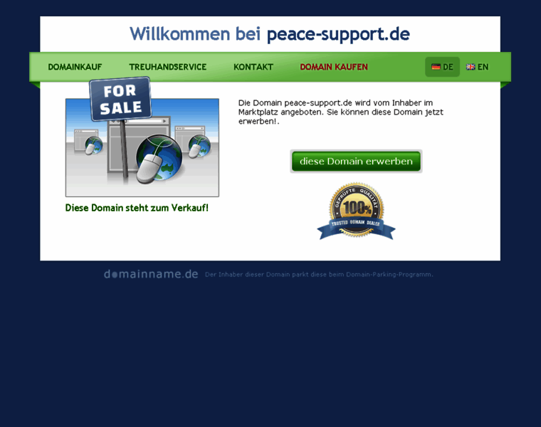 Peace-support.de thumbnail