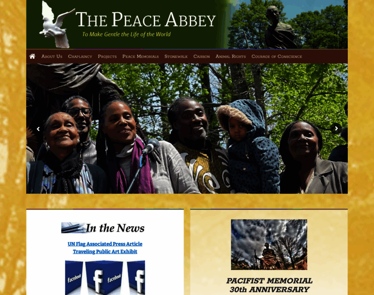 Peaceabbey.org thumbnail