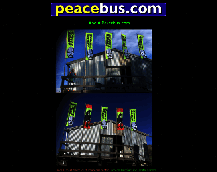 Peacebus.com thumbnail