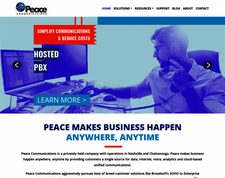 Peacecom.net thumbnail