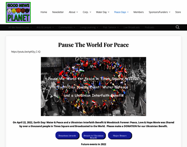 Peacedayparty.org thumbnail