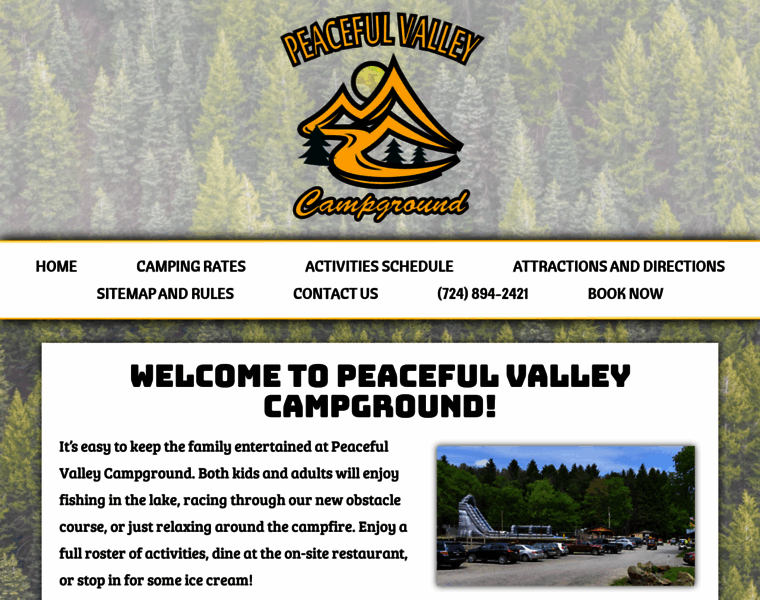 Peacefulvalleycamp.com thumbnail