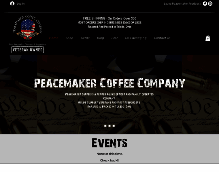 Peacemakercoffeecompany.com thumbnail